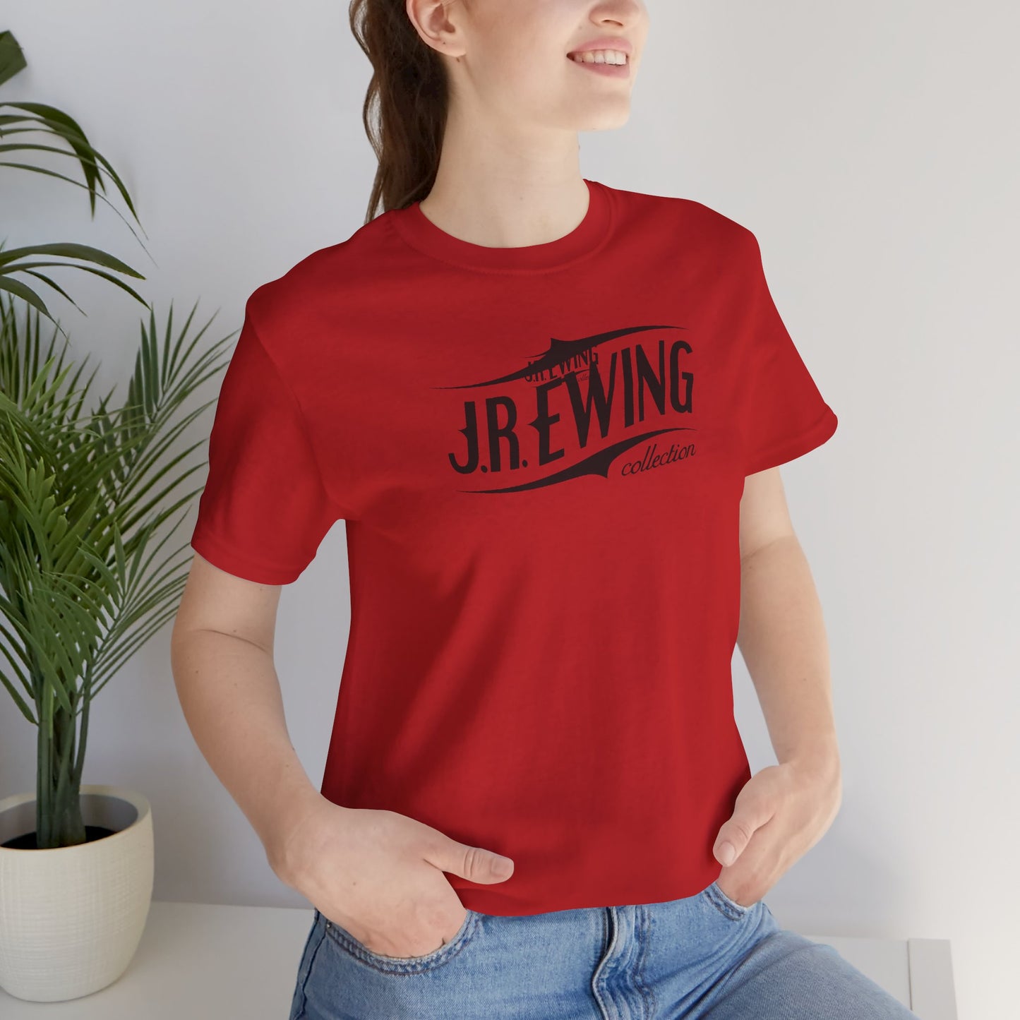 J.R Ewing Logo Unisex Jersey Short Sleeve Tee