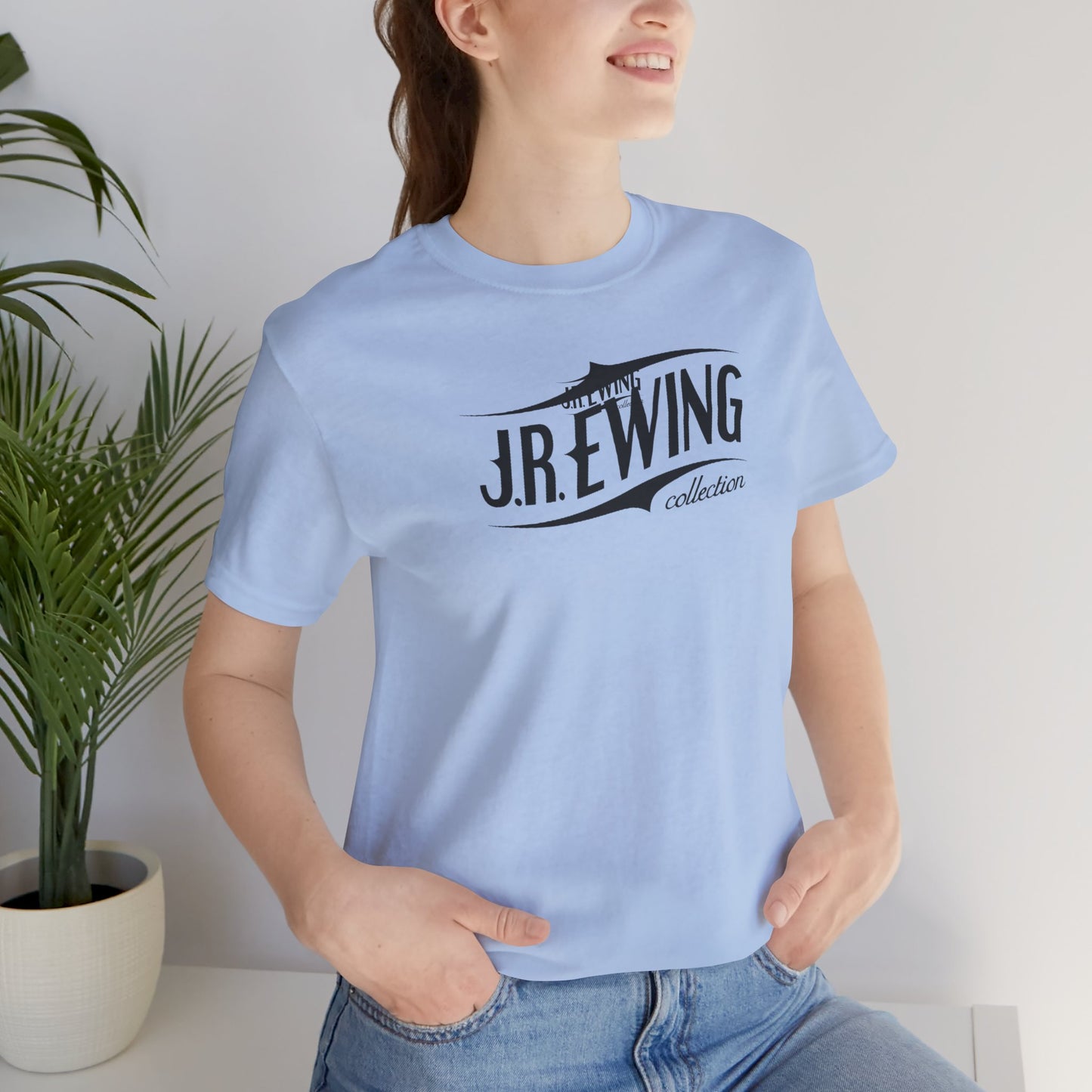 J.R Ewing Logo Unisex Jersey Short Sleeve Tee