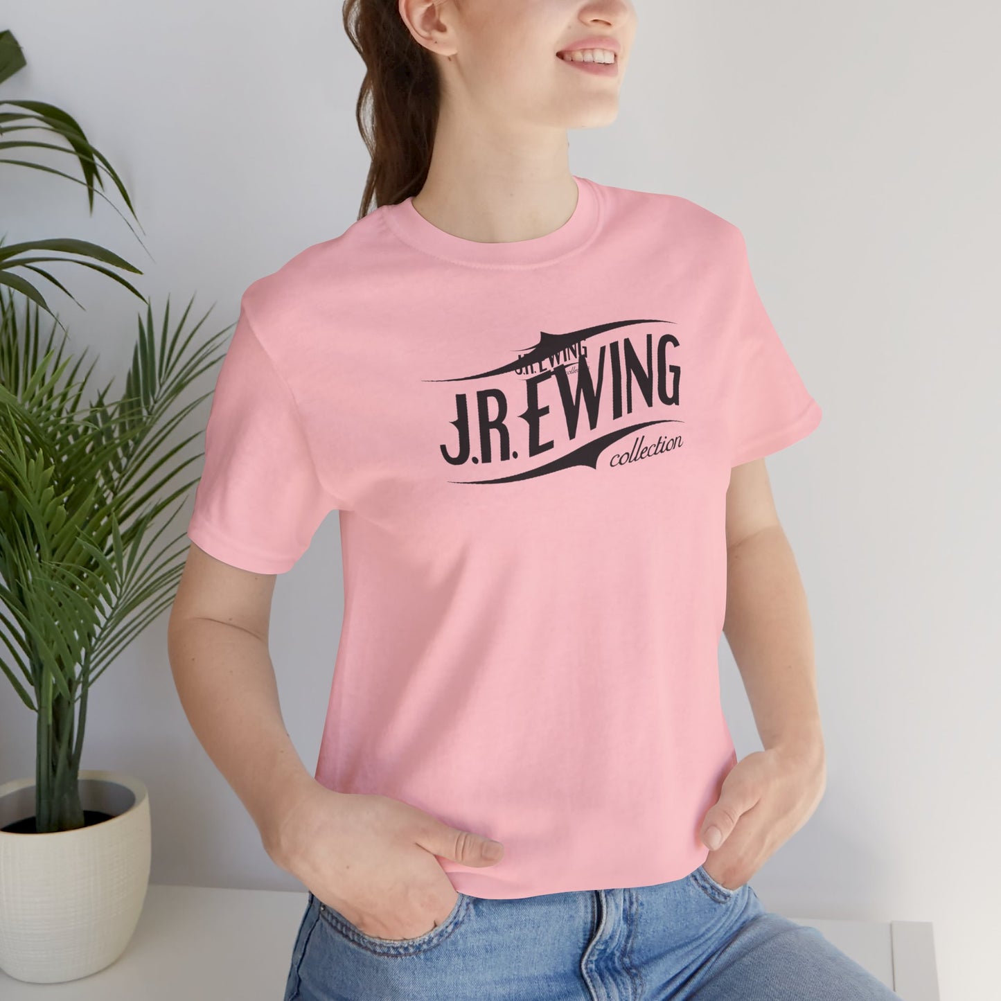 J.R Ewing Logo Unisex Jersey Short Sleeve Tee