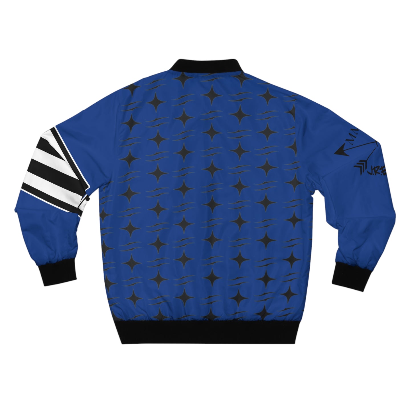 J.R Ewing Men's Bomber Jacket Blue