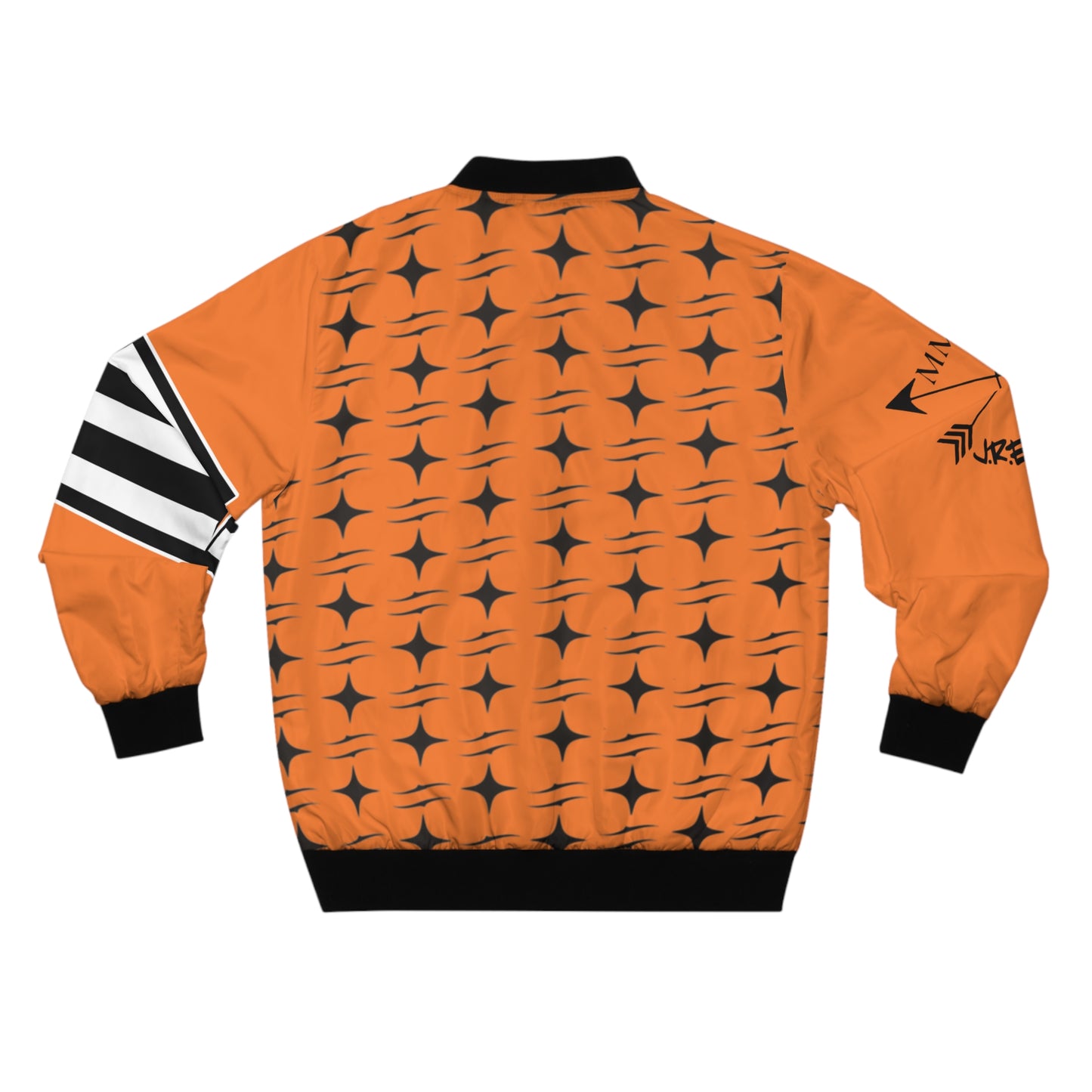 J.R Ewing Men's Bomber Jacket Orange