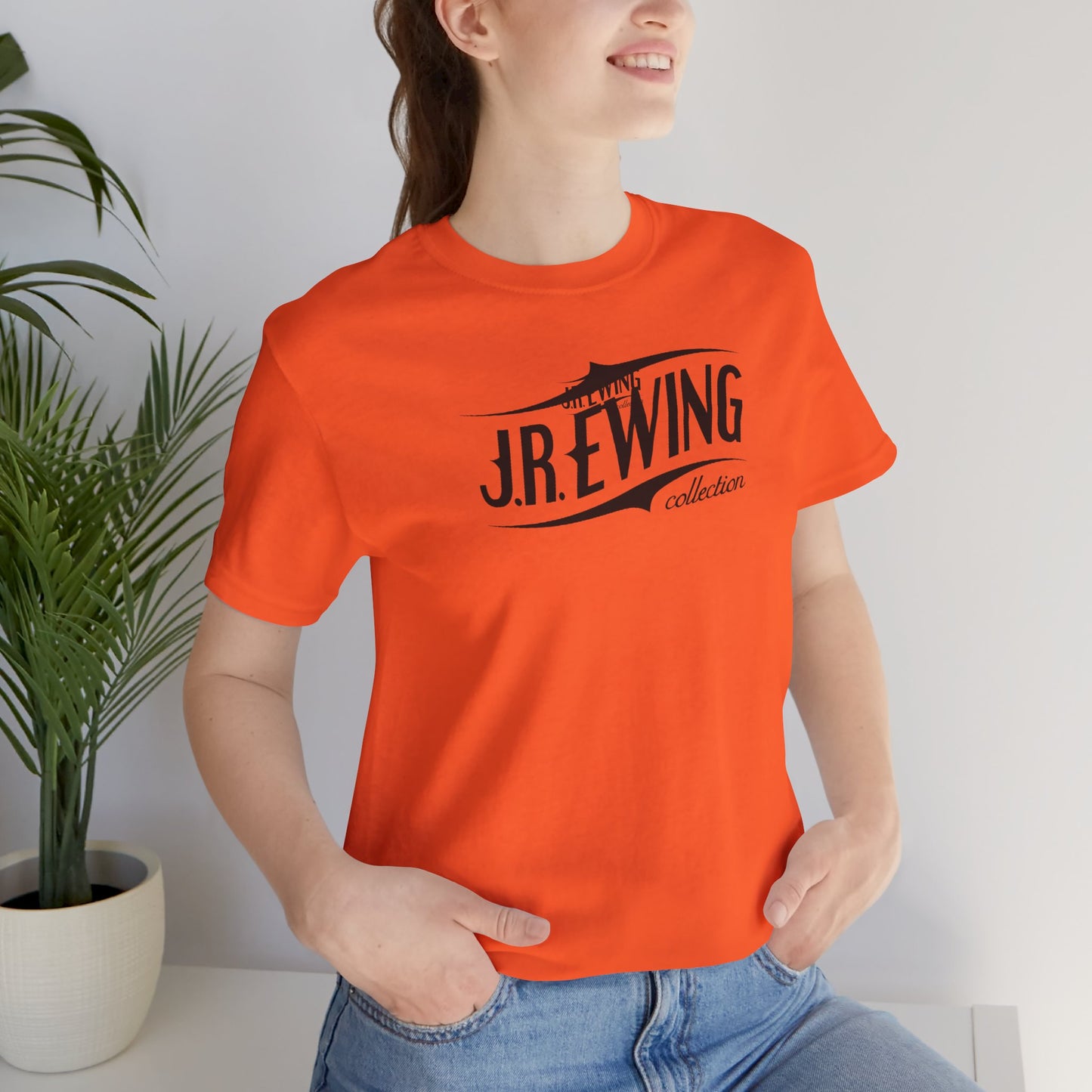 J.R Ewing Logo Unisex Jersey Short Sleeve Tee