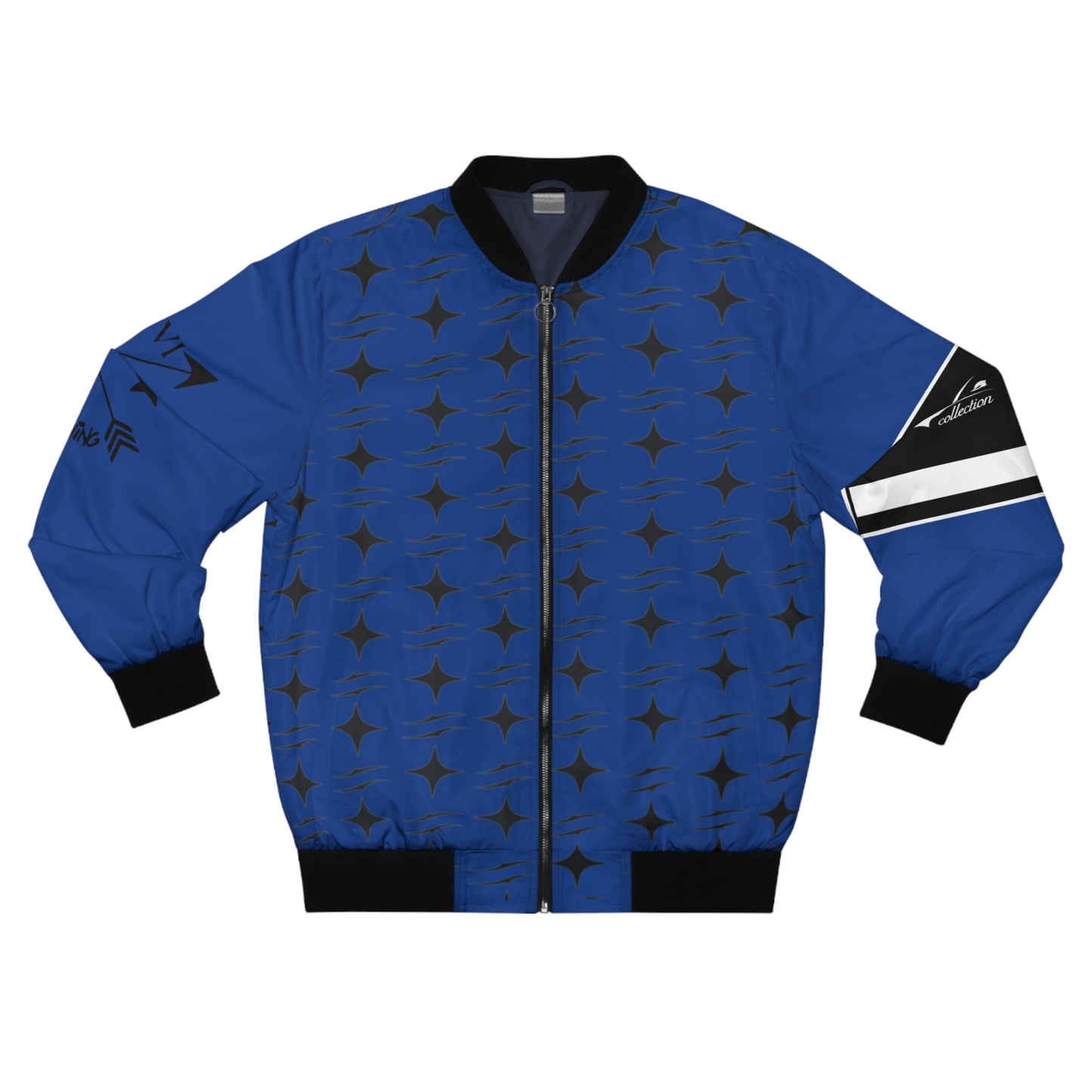 J.R Ewing Men's Bomber Jacket Blue