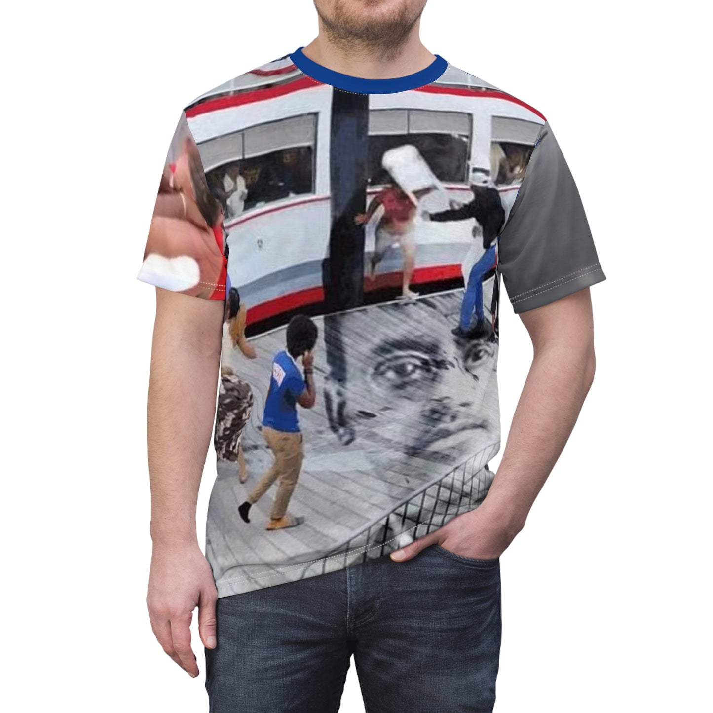 J.R Ewing Alabama Unisex Cut & Sew Tee (AOP)