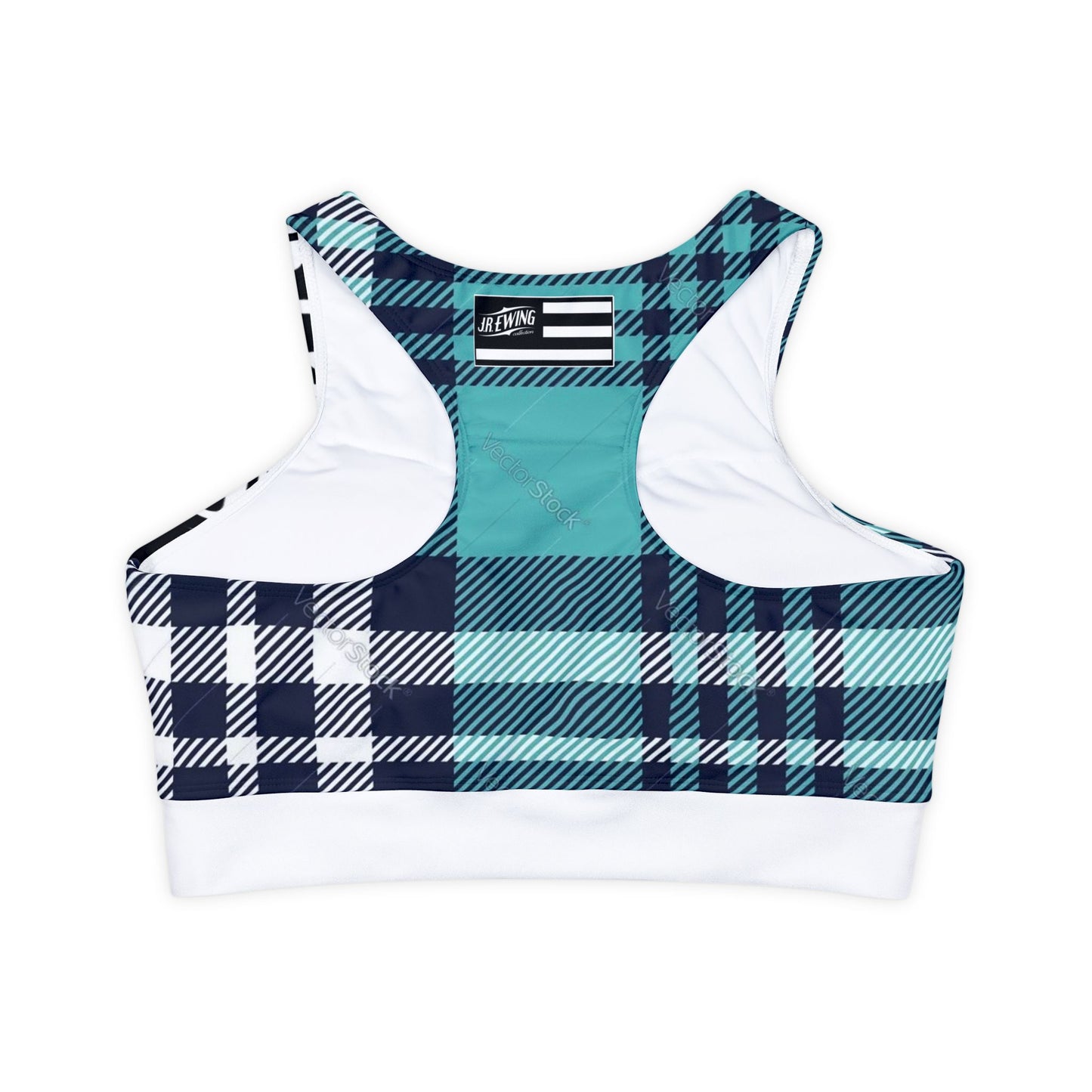 Fully Lined, Padded Sports Bra (AOP)