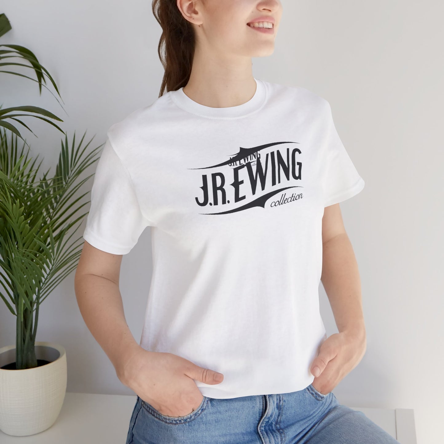 J.R Ewing Logo Unisex Jersey Short Sleeve Tee