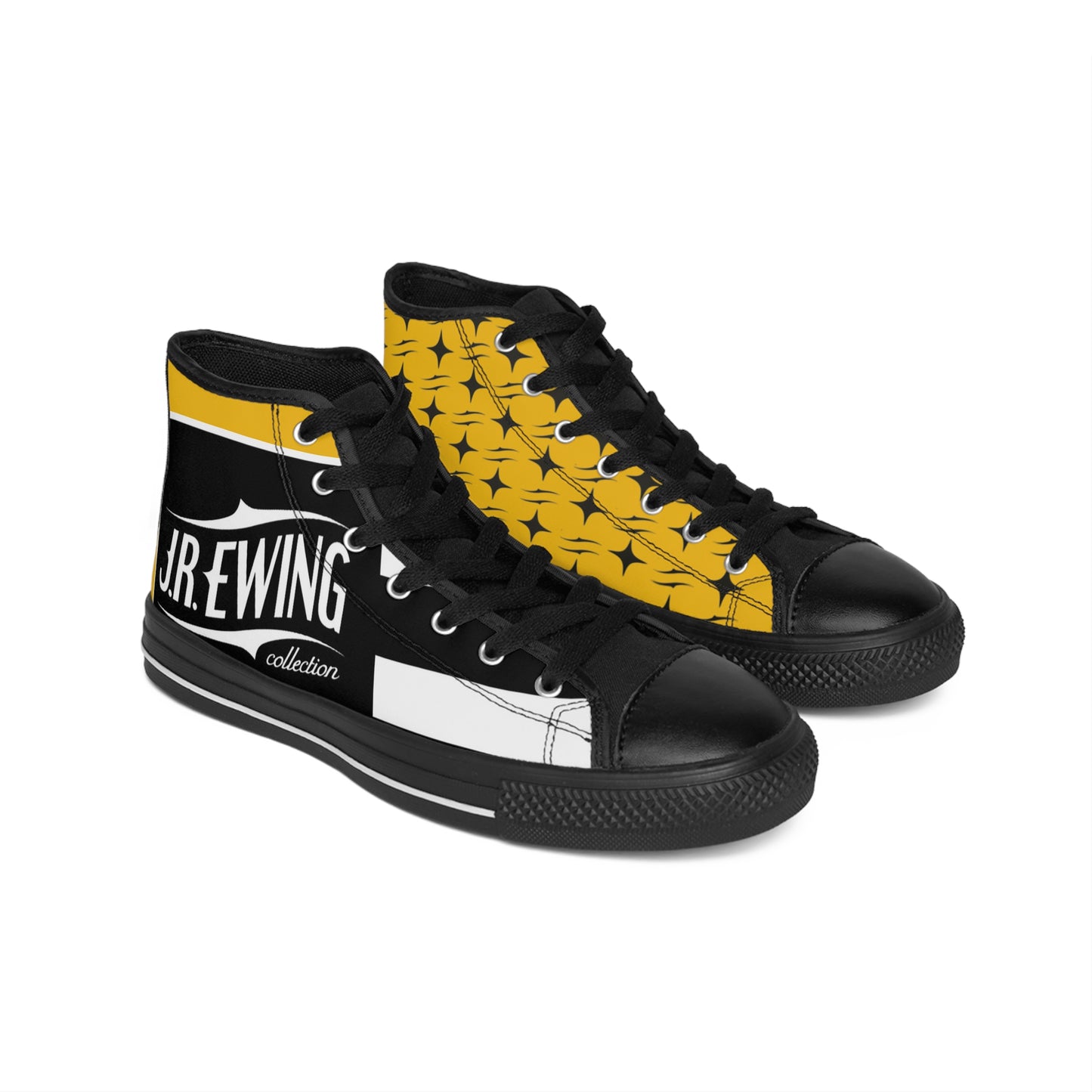 J.R Ewing Men's Classic Sneakers Yellow
